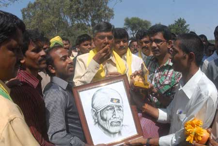 Chandrababu Crossed 200 KMs